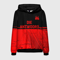 Мужская толстовка Die Antwoord - red gradient посередине