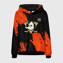 Мужская толстовка Анахайм Дакс - оранжевая краска