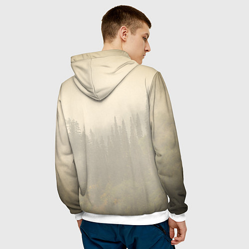 Мужская толстовка Sam winchester - supernatural / 3D-Белый – фото 4