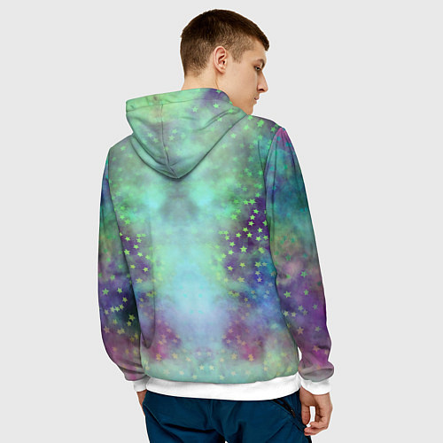 Мужская толстовка Astro в стиле татуировки / 3D-Белый – фото 4