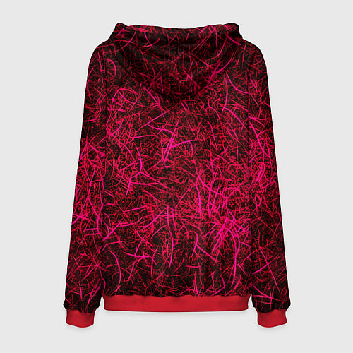 Мужская толстовка Astro в стиле психоделики / 3D-Красный – фото 2