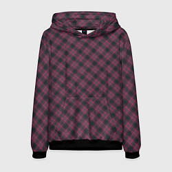 Толстовка-худи мужская Tartan, цвет: 3D-черный