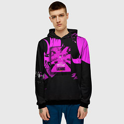 Толстовка-худи мужская Лазарь: Лекарство, цвет: 3D-черный — фото 2