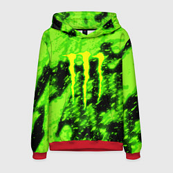 Мужская толстовка Monster energy кислотное лого