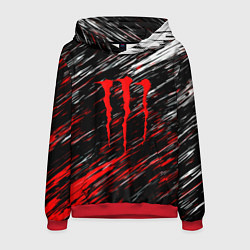 Мужская толстовка Monster energy полосы красок