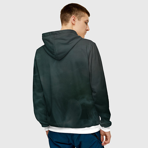 Мужская толстовка Аль-Хайтам в маске / 3D-Белый – фото 4