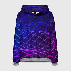 Мужская толстовка Абстрактные волны из сот