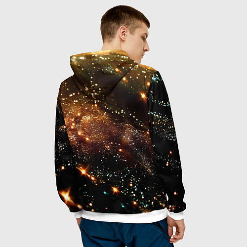 Мужская толстовка Bones в панаме / 3D-Белый – фото 4