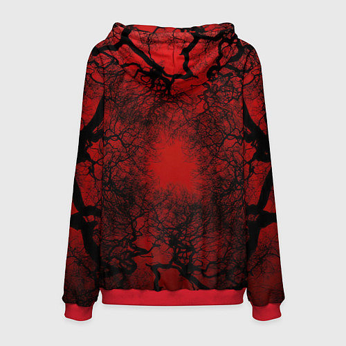 Мужская толстовка Кукла Вуду Bones / 3D-Красный – фото 2