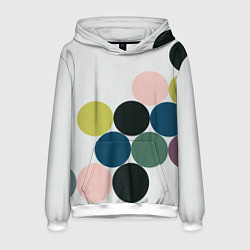 Мужская толстовка Кластер чил - абстракция