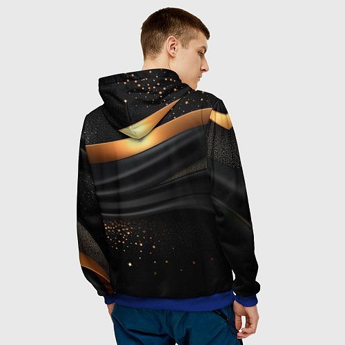 Мужская толстовка Lana Del Rey в ретро платье / 3D-Синий – фото 4