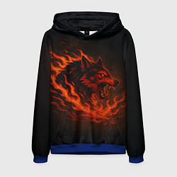 Мужская толстовка Инфернальный волк