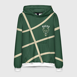 Мужская толстовка Милуоки Бакс - баскетбольные линии