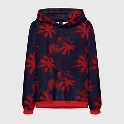 Мужская толстовка Palm black red