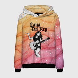 Мужская толстовка Lana Del Rey в образе гитаристки