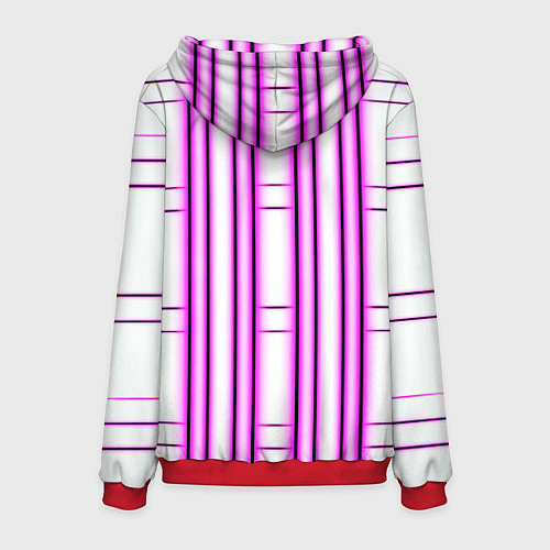 Мужская толстовка Neon pink / 3D-Красный – фото 2