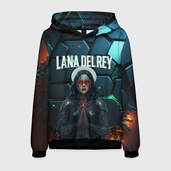 Мужская толстовка Lana Del Rey в стиле киберпанка