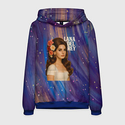 Мужская толстовка Lana Del Rey с цветами в волосах
