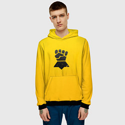 Толстовка-худи мужская Имперские Кулаки, цвет: 3D-черный — фото 2