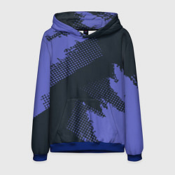 Мужская толстовка Абстрактная текстура в синем