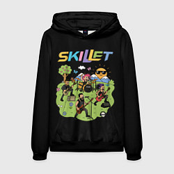 Мужская толстовка Скиллет мультяшный стиль