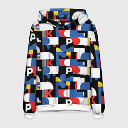 Мужская толстовка Геометрия букв