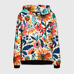 Мужская толстовка Простые цветы