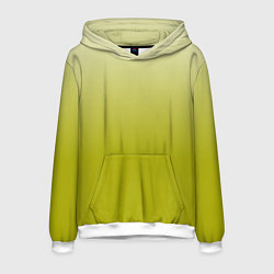 Мужская толстовка Градиент лаймовый