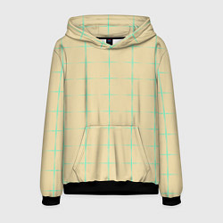 Мужская толстовка Color beige green crosses