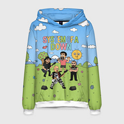 Мужская толстовка System of a Down, мультяшный