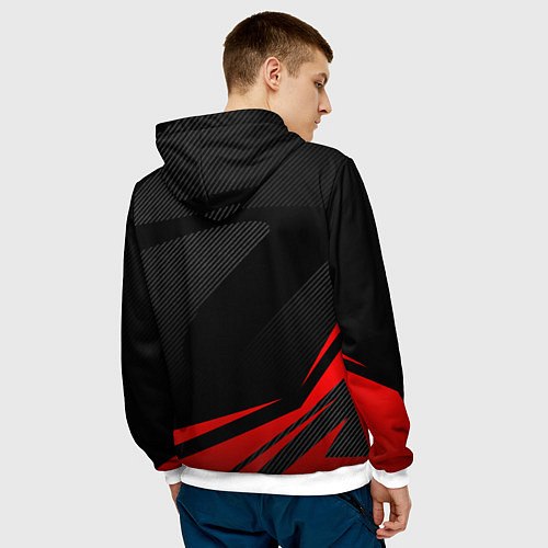 Мужская толстовка Umbrella - спорт / 3D-Белый – фото 4