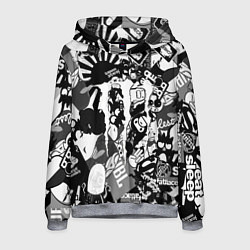 Мужская толстовка Monster energy black sticker