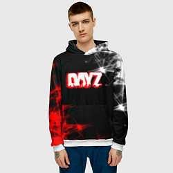 Толстовка-худи мужская Dayz световые краски, цвет: 3D-белый — фото 2
