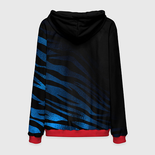 Мужская толстовка Сашка не котик Сашка тигр / 3D-Красный – фото 2