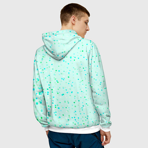 Мужская толстовка Эрик Картман довольный / 3D-Белый – фото 4