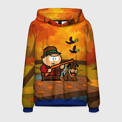 Мужская толстовка Эрик Картман в игре Duck Hunt стреляет в уток