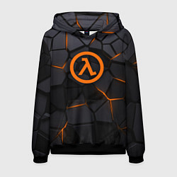 Толстовка-худи мужская Half Life - armor, цвет: 3D-черный