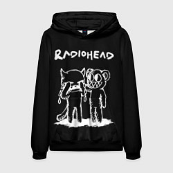 Мужская толстовка Radiohead bear and minotaur