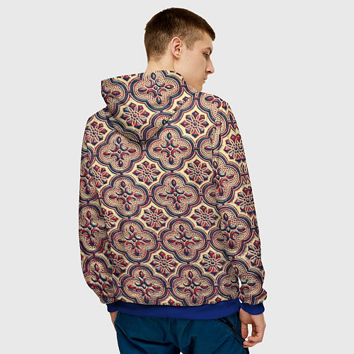 Мужская толстовка Готическая эстетика / 3D-Синий – фото 4