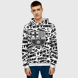Толстовка-худи мужская AAP Rocky barcelona, цвет: 3D-белый — фото 2