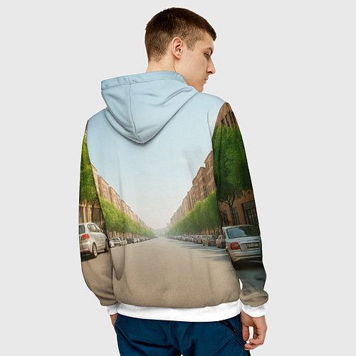 Мужская толстовка Фриго Камело мем / 3D-Белый – фото 4