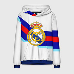 Мужская толстовка Real Madrid текстура полосы