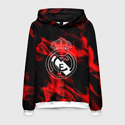 Мужская толстовка Real Madrid красный огонь