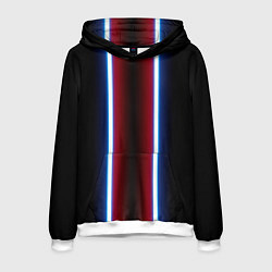 Мужская толстовка Color white blue red neon