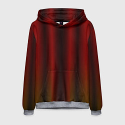 Толстовка-худи мужская Neon red orange lines, цвет: 3D-меланж