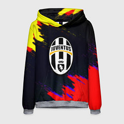 Мужская толстовка Juventus краски текстура штрихи