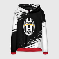 Мужская толстовка Juventus краски штрихи текстура