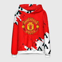 Мужская толстовка Манчестер Юнайтед символы краски