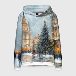 Мужская толстовка Новогодняя Москва