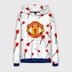 Мужская толстовка Манчестер Юнайтед розы паттерн